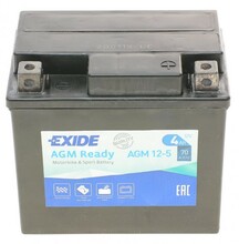 Акумулятор EXIDE AGM12-5, 4Ah/70A 