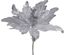 Цветок на стебле Jumi, 28 см (серебристый) (5900410714342)