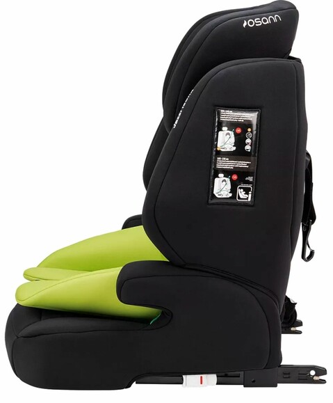 Дитяче автокрісло Osann Jazzi Isofix i-Size (nero/lime) (ecp102-287-04) фото 3