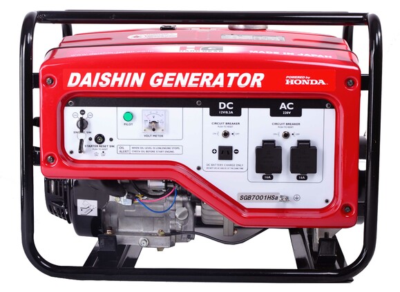 Бензиновий генератор Daishin SGB7001HSA фото 2