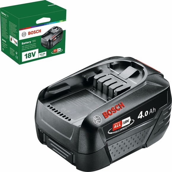 Аккумулятор Bosch PBA W-C 18В, 4 Ач (1600A011T8) изображение 2