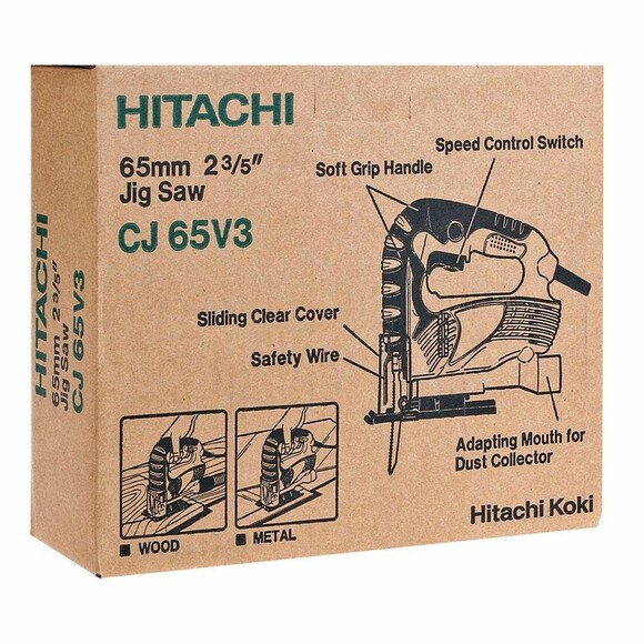 Лобзик Hitachi CJ65V3 фото 5