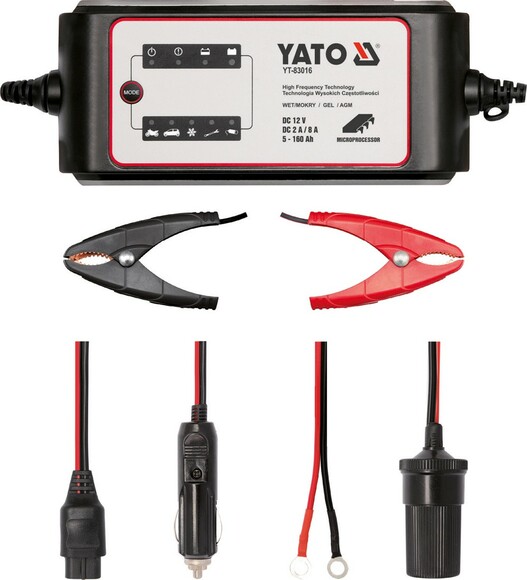 Зарядное устройство Yato YT-83016 изображение 3