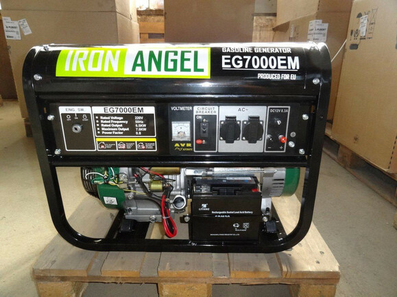 Генератор з блоком автоматики Iron Angel EG7000EМ ATS (2001185-1) фото 8