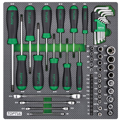 

Набір інструменту комбінований TOPTUL GEC6102