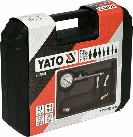 Компрессометр для бензиновых двигателей Yato YT-73011 изображение 4