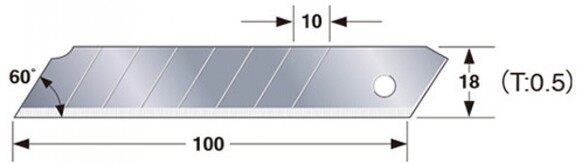 Сегментные лезвия TAJIMA DORA Endura Blades 18 мм (CB50) изображение 5