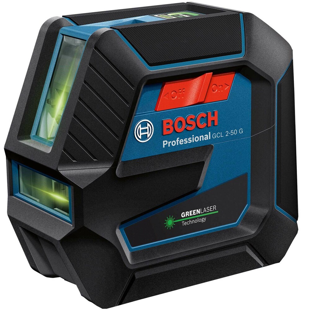 

Лазерный нивелир Bosch GCL 2-50 G Professional с штативом BT 150, держателем RM 10, чехлом, мишенью (0601066M01)