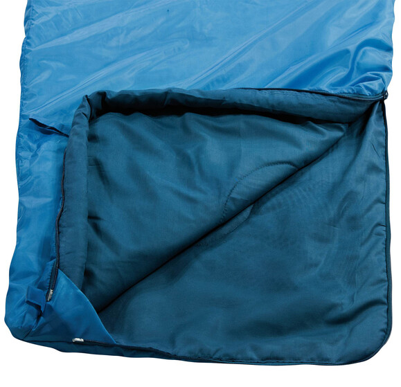 Спальный мешок High Peak Summerwood 10/+10°C Blue/Dark Blue Left (20100) (928257) изображение 3