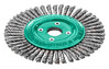 Lessmann дисковая для сварщиков 115х6х22.2мм скрученная жгутами нержавеющая проволока 0.5мм Z32 жгута 15000 об/хв (47280132)