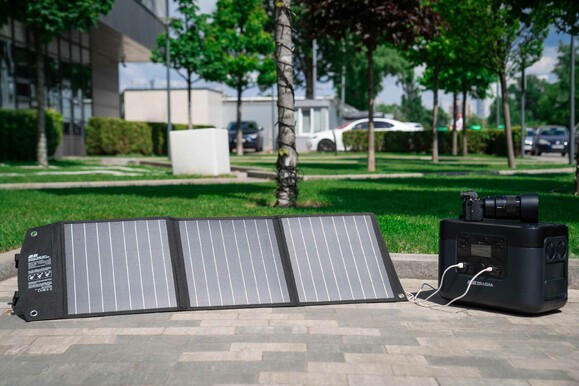 Портативна сонячна панель 2E 60 Вт (2E-LSFC-60) фото 10