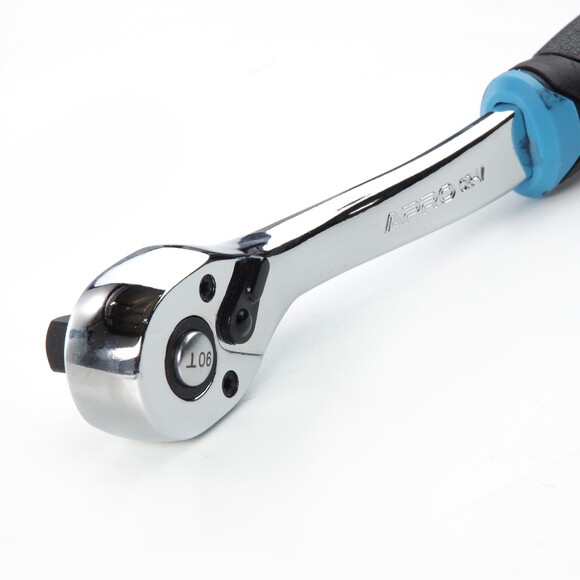 Ключ-тріскачка APRO з зігнутою ручкою CrV ⅜ 90 T (257014) фото 3