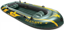 Четырехместная надувная лодка Intex Seahawk 4 Set (68351)