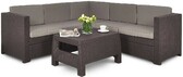 Комплект садовой мебели Keter Provence set with coffee table, коричневый (227777)