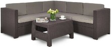 Комплект садових меблів Keter Provence set with coffee table, коричневий (227777)