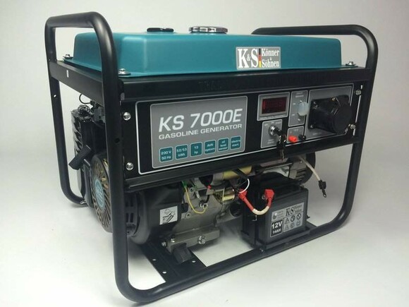 Бензиновий генератор Konner&Sohnen KS 7000E фото 3