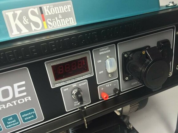 Бензиновий генератор Konner&Sohnen KS 7000E фото 10