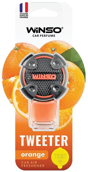 Ароматизатор для автомобіля на дефлектор Winso Tweeter Orange, 8 мл (531770)