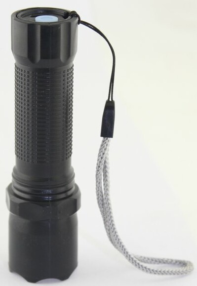 Ліхтар ручний Quantum QM-FL1042 Minik LED, чорний та золотистий, 2 шт/уп фото 3