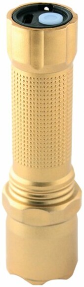 Фонарь ручной Quantum QM-FL1042 Minik LED, черный и золотистый, 2 шт/уп изображение 5