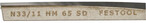 Нож Festool HM65, 65 мм (488503)