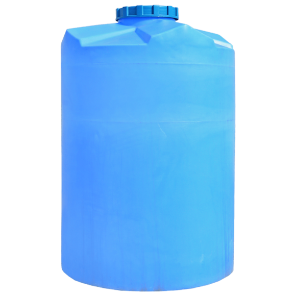 Пластиковая емкость Пласт Бак 1000 л вертикальная, голубая (00-00012439)