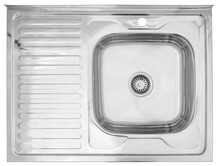 Кухонна мийка Kroner KRP Polierte-6080R, 0.6 мм (CV022818)