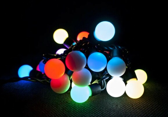 Гірлянда Luca Lighting Кульки, 7.9 м, кольорова мерехтлива (8711473896565) фото 2