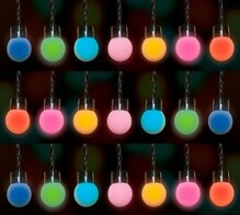 Гірлянда Luca Lighting Кульки, 7.9 м, кольорова мерехтлива (8711473896565)