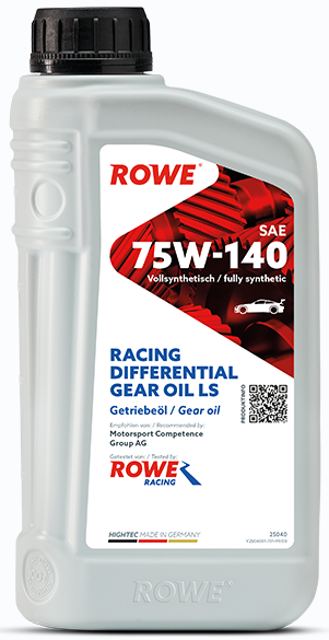 

Трансмиссионное масло ROWE HighTec Racing Differential Gear Oil SAE 75W-140 LS, 1 л (25040-0010-99)