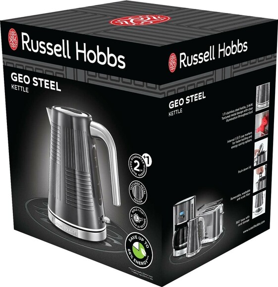 Електрочайник Russell Hobbs Geo Steel (25240-70) фото 5