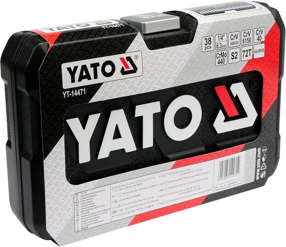 Набор торцевых головок Yato YT-14471 изображение 4