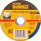 Круг отрезной DeWALT INOX EXTREME 125х1.0х22.2мм по металлу (DT3486-QZ)