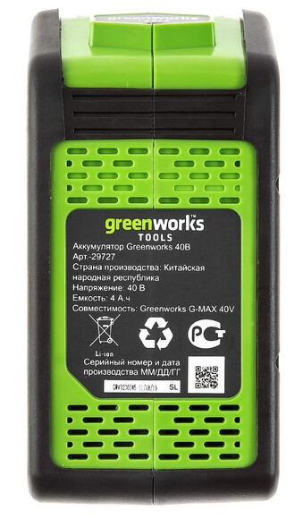 Акумулятор Greenworks G40B4 (29727) фото 3