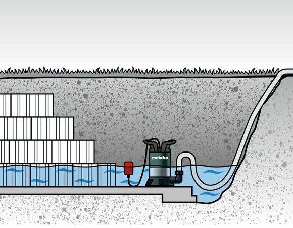 Погружной насос для чистой воды и откачки со дна Metabo TPF 7000 S (250800002) изображение 3