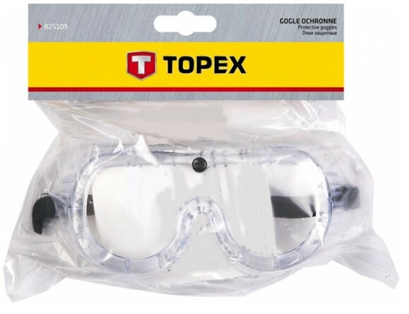 Окуляри захисні прозорі TOPEX (82S109) фото 2