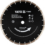 Диск алмазний по бетону YATO 350x25,4 мм YT-60003