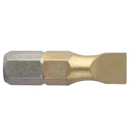 Насадки отверточные USH ISOTIN шлиц SLOT SL5.5х0.8 х 25 мм Torsion титановые (UUSG0212305) 10 шт