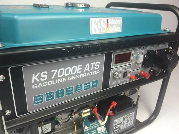 Бензиновый генератор Konner & Sohnen KS 7000E ATS изображение 6