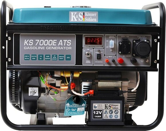 Бензиновый генератор Konner & Sohnen KS 7000E ATS изображение 2