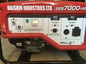 Генератор бензиновий Daishin SEB7000HSa (Японія) фото 5