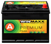 Автомобильный аккумулятор WINMAXX ASIA 6CТ-75 R+, 12В, 75 Ач (A-75-MP)