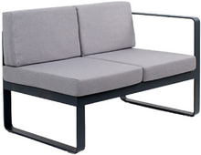 Двухместный диван OXA desire, левый модуль, серый гранит (40030005_14_58)