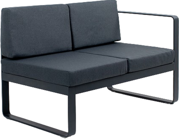 Двухместный диван OXA desire, левый модуль, серый гранит (40030005_14_58) изображение 2