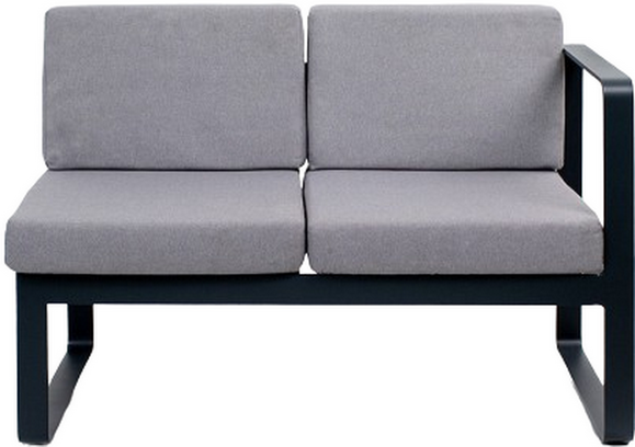 Двухместный диван OXA desire, левый модуль, серый гранит (40030005_14_58) изображение 4
