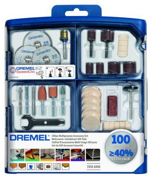 Набір обладнання Dremel, 100 шт (2615S723JA)