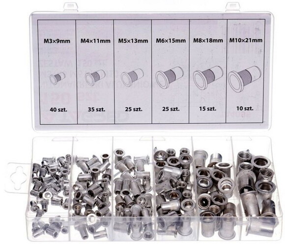 Алюминиевые заклепки TAGRED, 150 шт (TA4095)