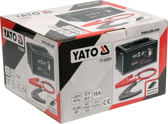 Пуско-зарядное устройство Yato YT-83051 изображение 3