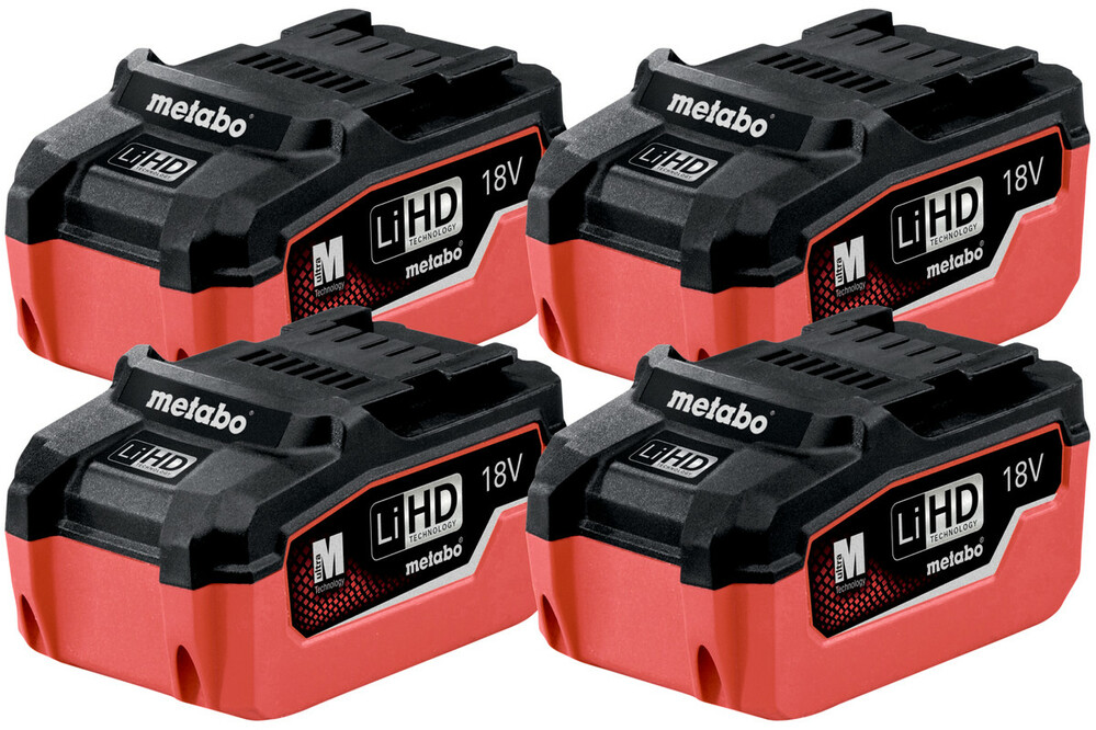 

Набор Metabo SET 4 xLiHD Akkupack 18 V/5.5 Ah (625154000)