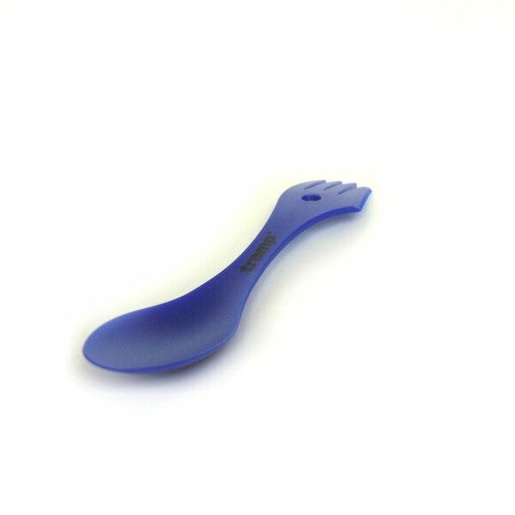 Ложка-вилка (ловилка) пластмассовая Tramp Синяя (TRC-069-blue) изображение 2